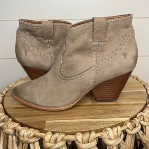 Frye Distressed Leather Booties